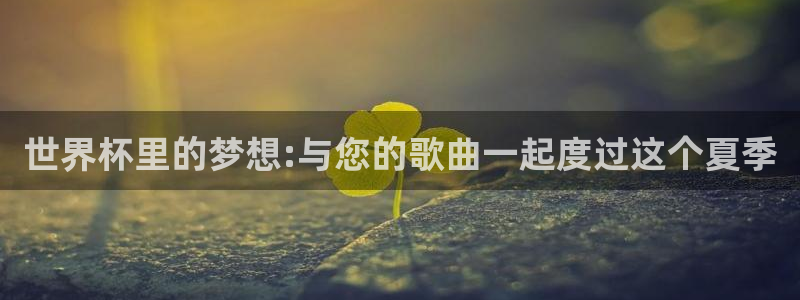 美洲杯直播:世界杯里的梦想:与您的歌曲一起度过这个夏季